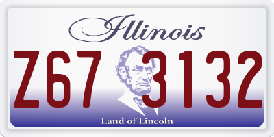 IL license plate Z673132