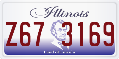 IL license plate Z673169