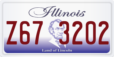 IL license plate Z673202