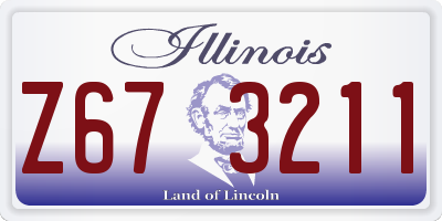 IL license plate Z673211