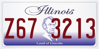 IL license plate Z673213