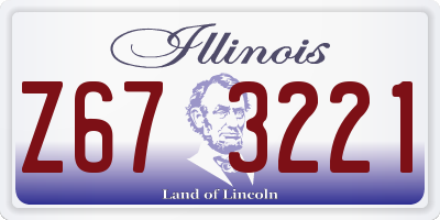 IL license plate Z673221
