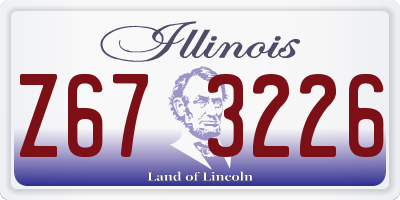IL license plate Z673226