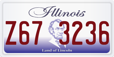 IL license plate Z673236