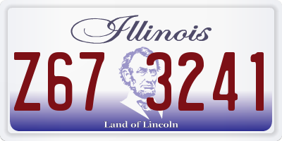 IL license plate Z673241