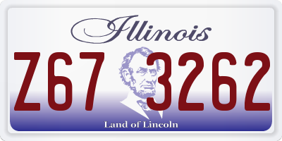 IL license plate Z673262