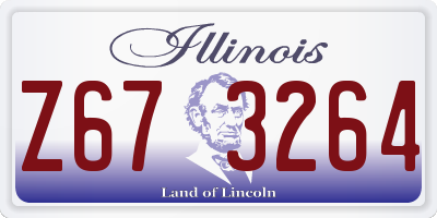 IL license plate Z673264