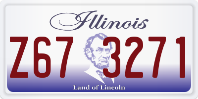 IL license plate Z673271