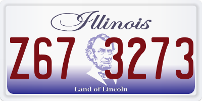 IL license plate Z673273