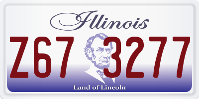 IL license plate Z673277