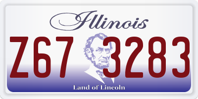 IL license plate Z673283
