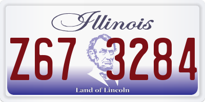 IL license plate Z673284