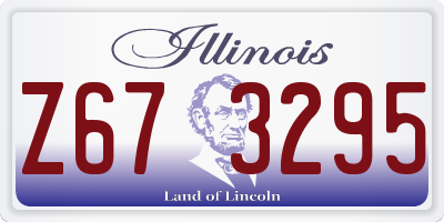 IL license plate Z673295