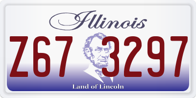 IL license plate Z673297