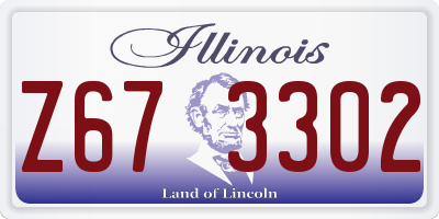 IL license plate Z673302