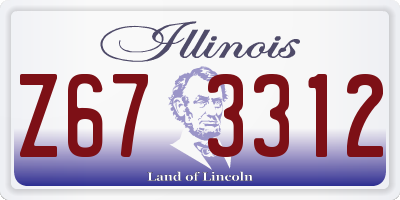 IL license plate Z673312
