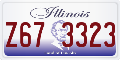 IL license plate Z673323