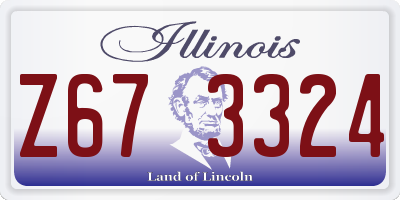 IL license plate Z673324