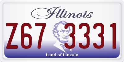 IL license plate Z673331