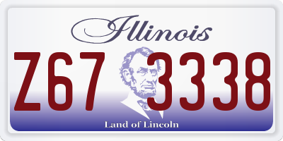 IL license plate Z673338