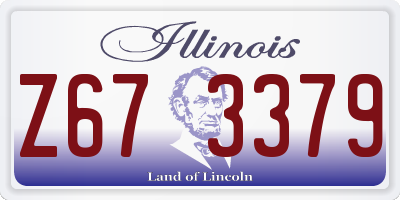 IL license plate Z673379