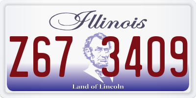 IL license plate Z673409
