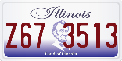 IL license plate Z673513
