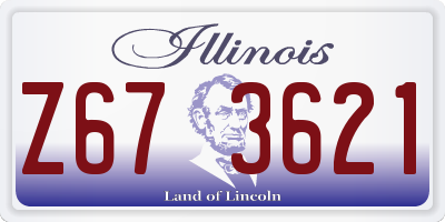 IL license plate Z673621