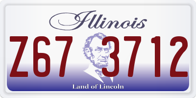 IL license plate Z673712