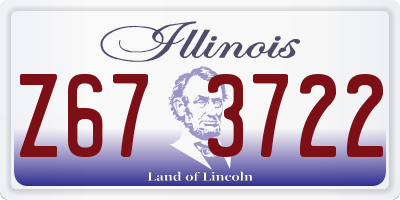 IL license plate Z673722