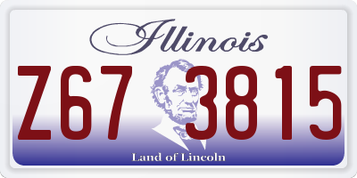 IL license plate Z673815