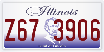 IL license plate Z673906