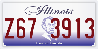 IL license plate Z673913