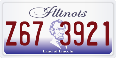 IL license plate Z673921
