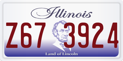 IL license plate Z673924