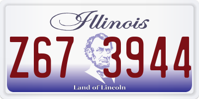 IL license plate Z673944
