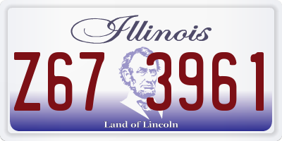 IL license plate Z673961