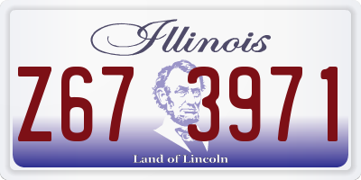 IL license plate Z673971