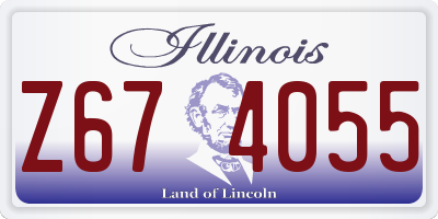 IL license plate Z674055