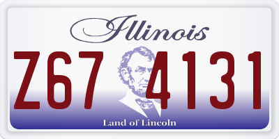 IL license plate Z674131