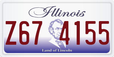 IL license plate Z674155