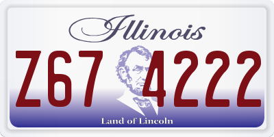 IL license plate Z674222