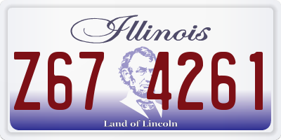 IL license plate Z674261