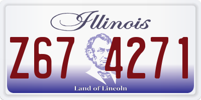 IL license plate Z674271