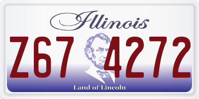IL license plate Z674272