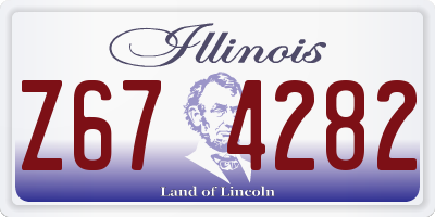 IL license plate Z674282