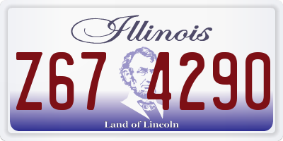 IL license plate Z674290