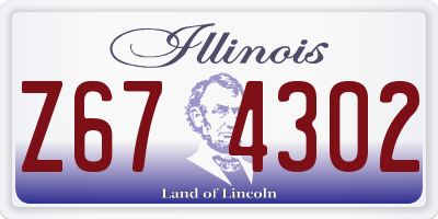 IL license plate Z674302