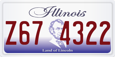 IL license plate Z674322