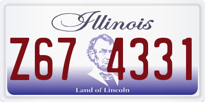 IL license plate Z674331